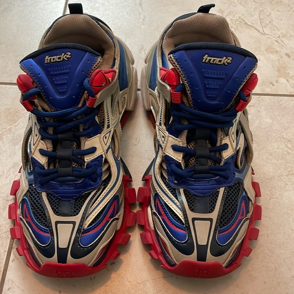 Balenciaga Track 2 Blue & Red